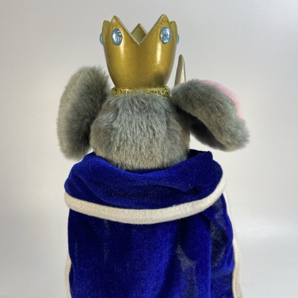 Mouse King Wood Nutcracker Ballet Christmas Decoration Whimsical Holiday 14 in - Picture 4 of 9
